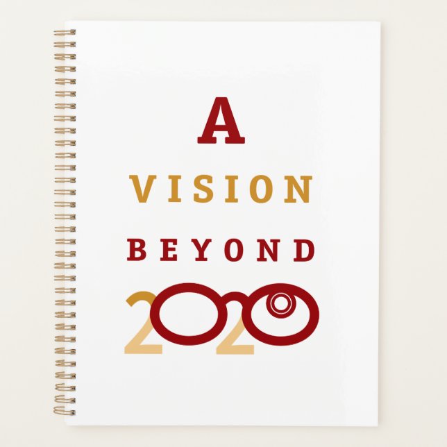 A Vision Beyond 2020 Planner (Front)