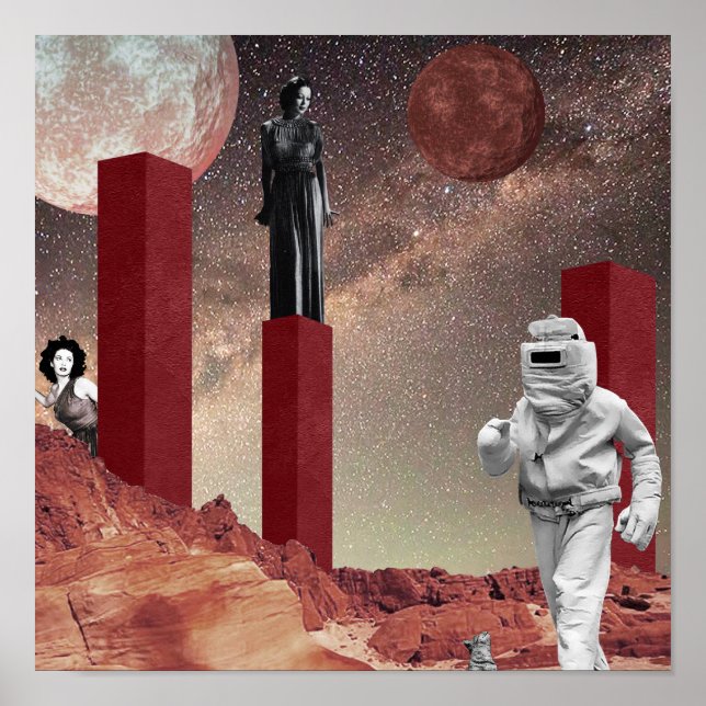 A visit to Mars Poster (Front)