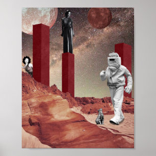 A visit to Mars Poster