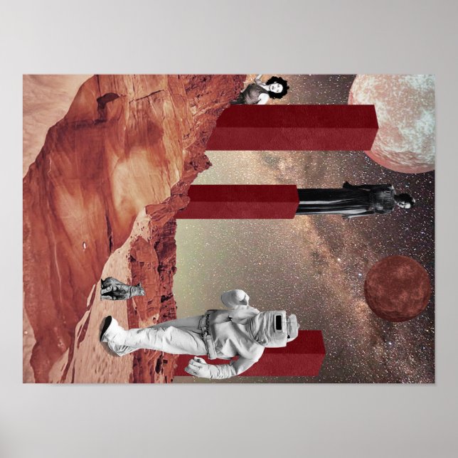 A visit to Mars Poster (Front)