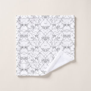 A visually appealing design showcasing a mix of wh bath towel set