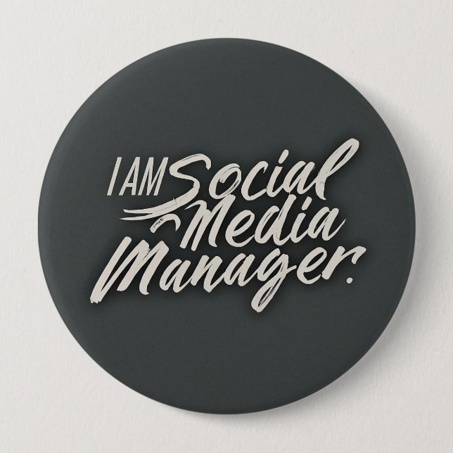 A Visually Appealing Tool Round 10 Cm Round Badge (Front)
