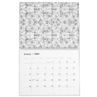 A visually striking white and black patterned wall