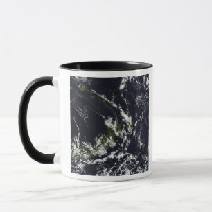 A volcanic plume from the Rabaul caldera Mug