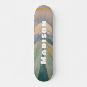 A Volcanic Serenade Personalized Skateboard
