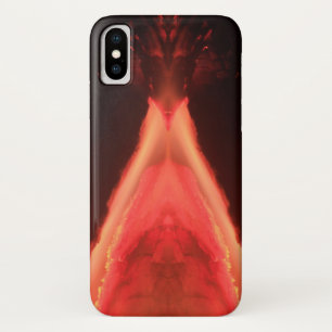 A Volcano of Fire iPhone X Case