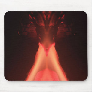 A Volcano of Fire Mouse Pad