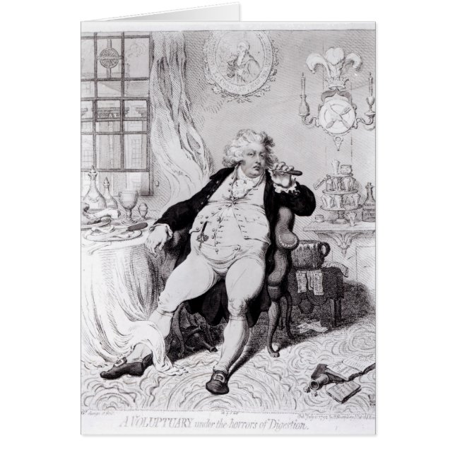 A Voluptuary under the Horrors of Digestion (Front)