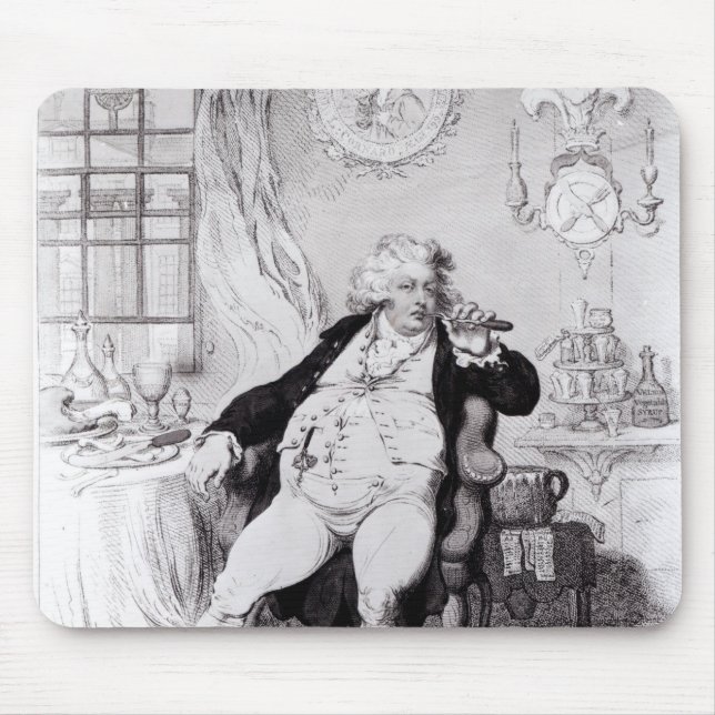 A Voluptuary under the Horrors of Digestion Mouse Pad (Front)