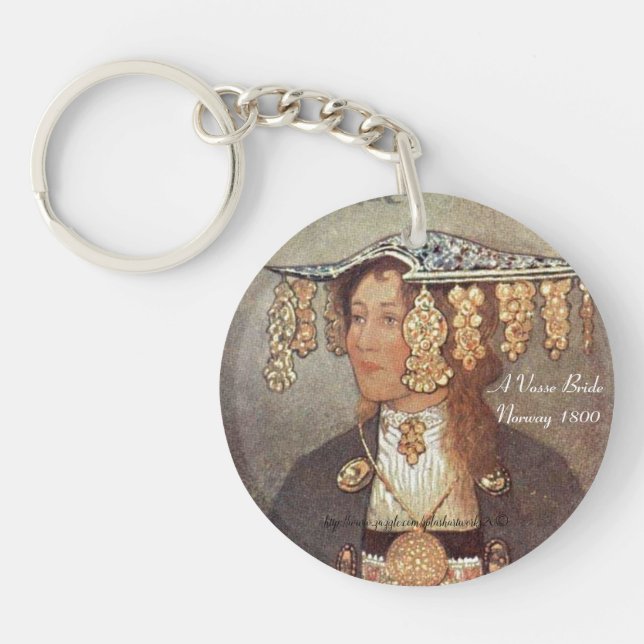 "A Vosse Bride" Key Ring (Front)