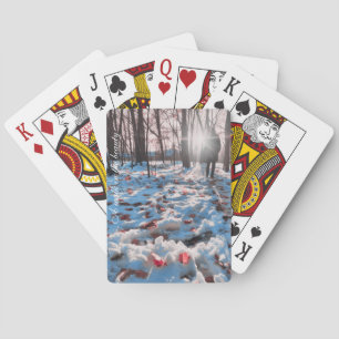 A walk in the beauty playing cards