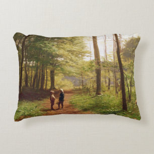 A Walk in the Forest Decorative Cushion