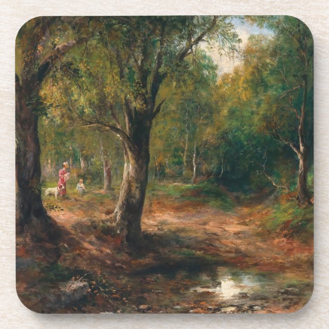 A Walk in the Forest – Emil Barbarini Coaster (Front)