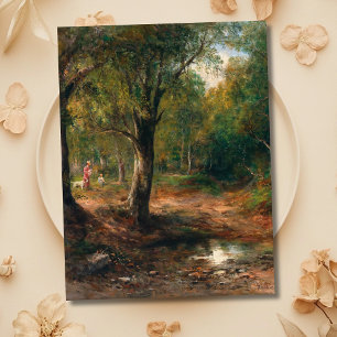 A Walk in the Forest – Emil Barbarini Postcard