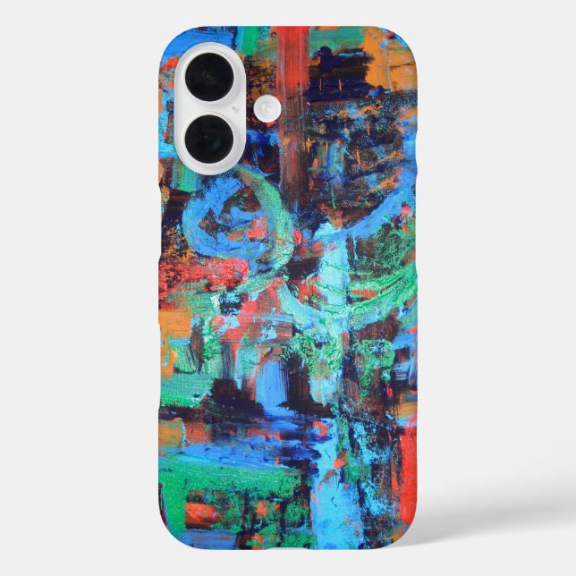 A Walk In The Forest-Hand Painted Brushstrokes Case-Mate iPhone Case (Back)