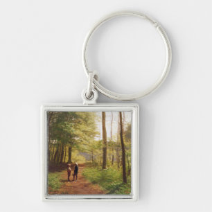 A Walk in the Forest Key Ring