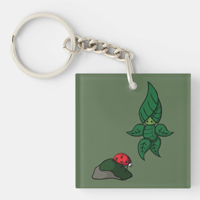A Walk in the Woods Acrylic Keychain (Front)