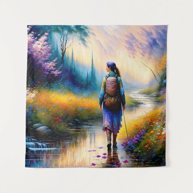 A Walk in the Woods Art Work Tapestry (Front)