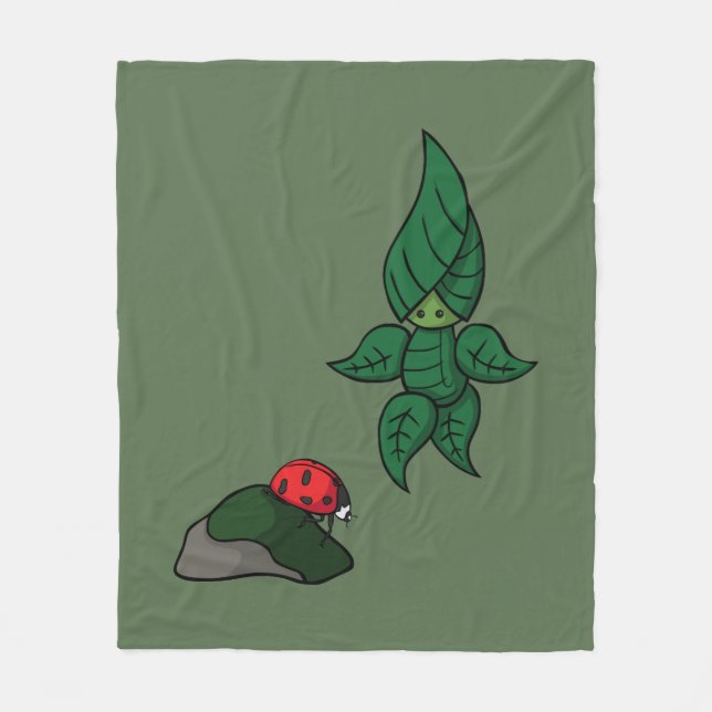 A Walk in the Woods Fleece Blanket (Front)