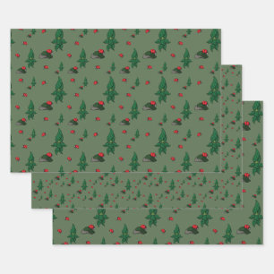 A Walk in the Woods Wrapping Paper Set