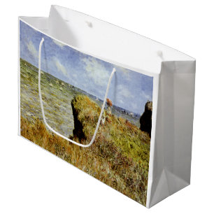 A Walk on the Cliffs at Pourville Large Gift Bag