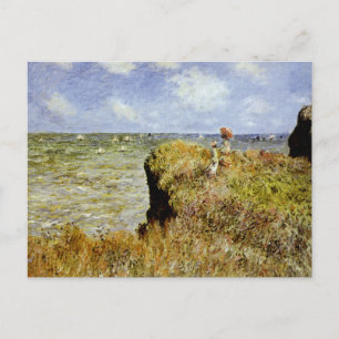 A Walk on the Cliffs at Pourville Postcard