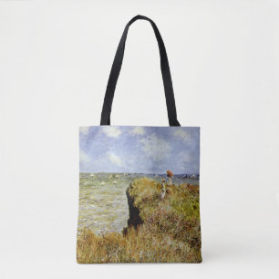 A Walk on the Cliffs at Pourville Tote Bag