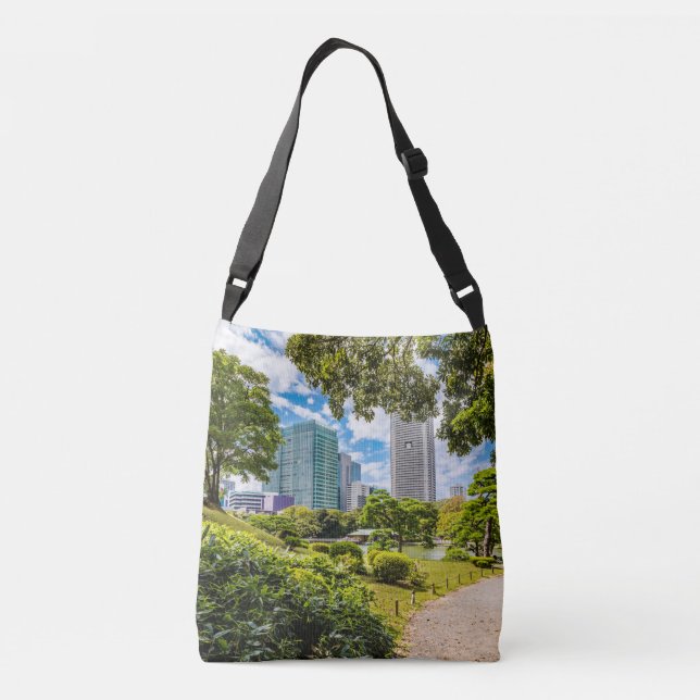 A walk through Hama Rikyu gardens, Tokyo Crossbody Bag (Back)