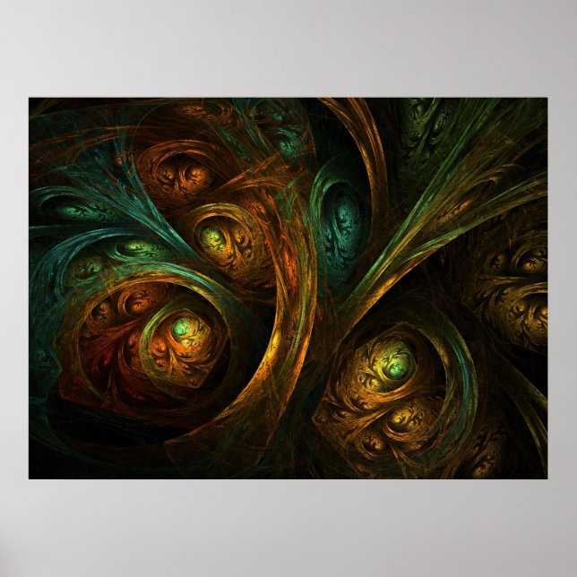 "A Walk Through the Dark Forest" Poster (Front)