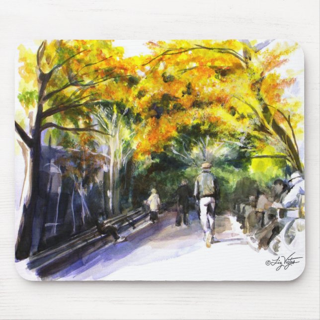 A Walk Through The Park Mousepad (Front)