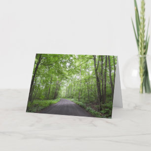 A walk through the woods- all occasion card