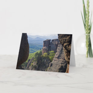 A walk throught Belogradchik Castle Ruins Holiday Card