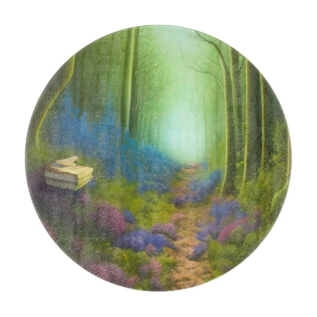 A walk thru the Enchanted Wood  Cutting Board (Front)