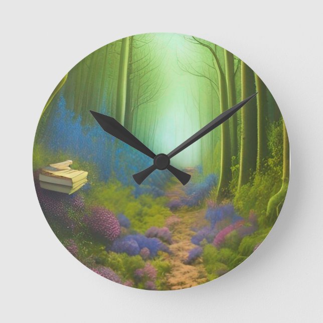 A walk thru the Enchanted Wood   Round Clock (Front)
