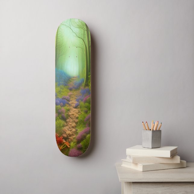 A walk thru the Enchanted Wood    Skateboard (Wall Art)