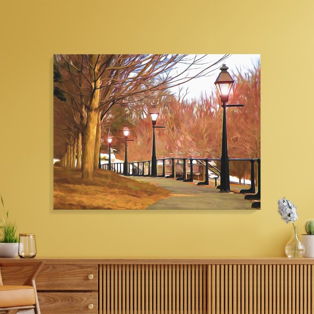 A Walk to Remember Canvas Print (Insitu(LivingRoom))