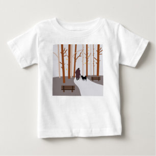 A walk with a dog baby T-Shirt