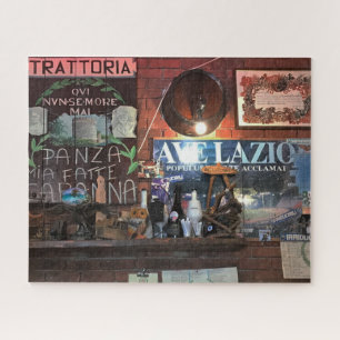 A Wall in a Trattoria along Via Appia Antica Jigsaw Puzzle