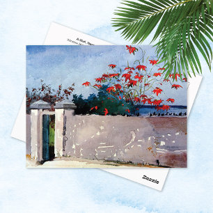A Wall Nassau Winslow Homer Postcard