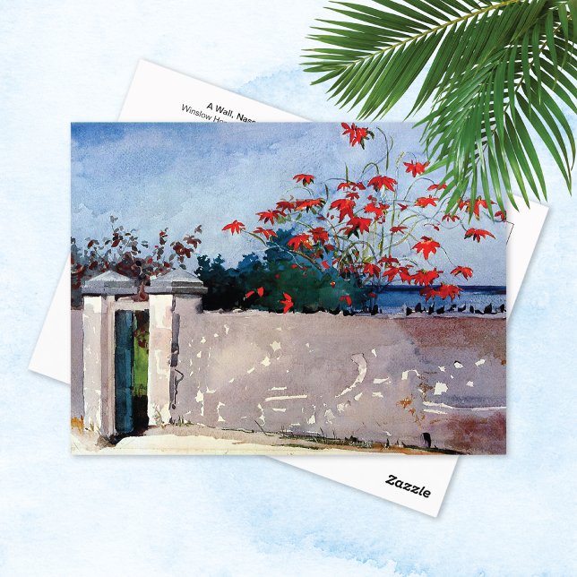 A Wall Nassau Winslow Homer Postcard (Creator Uploaded)