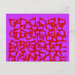 A Wall of Quarter-Century Modernism Postcard