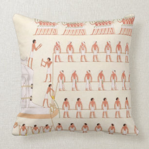 A wall painting at Beni Hasan depicting the moving Cushion