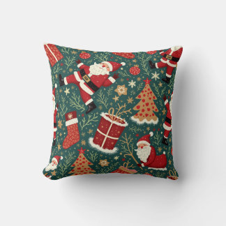  A warm Christmas with Santa Cushion