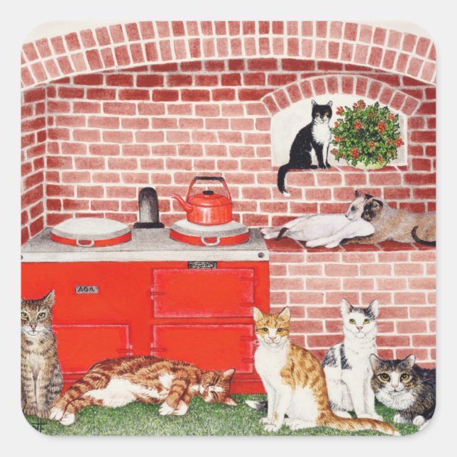 A Warm Place Square Sticker (Front)