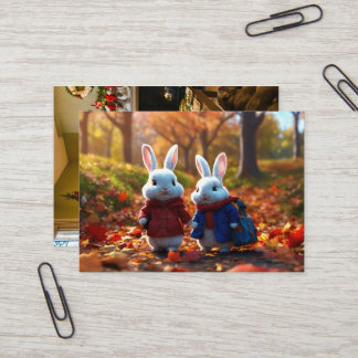 A Warm Welcome  Business Card