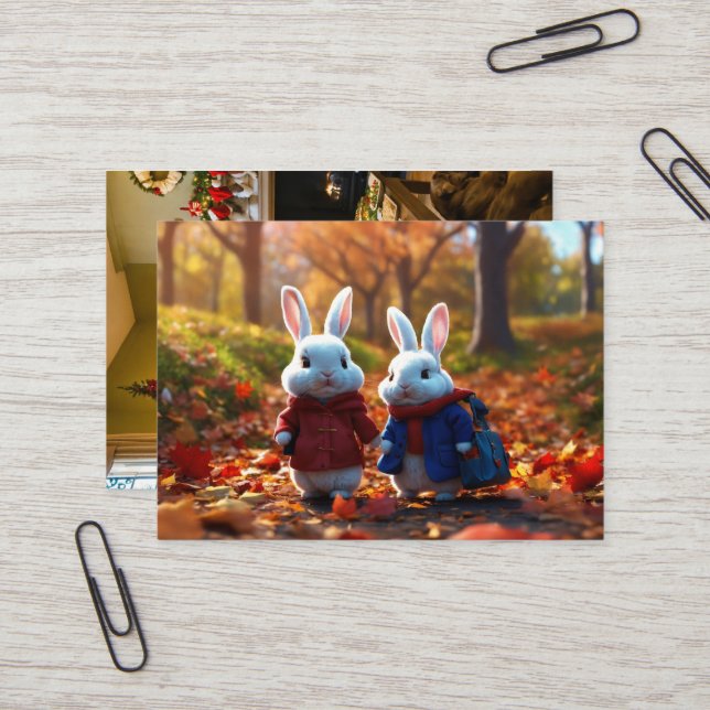 A Warm Welcome  Business Card (Front/Back In Situ)