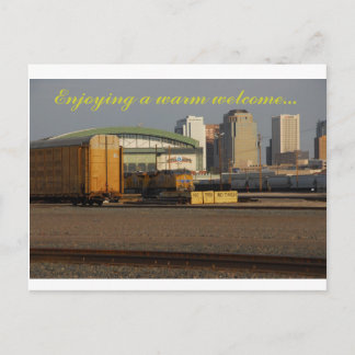 a warm welcome from phoenix AZ Postcard
