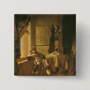 A Warrior in Thought 15 Cm Square Badge