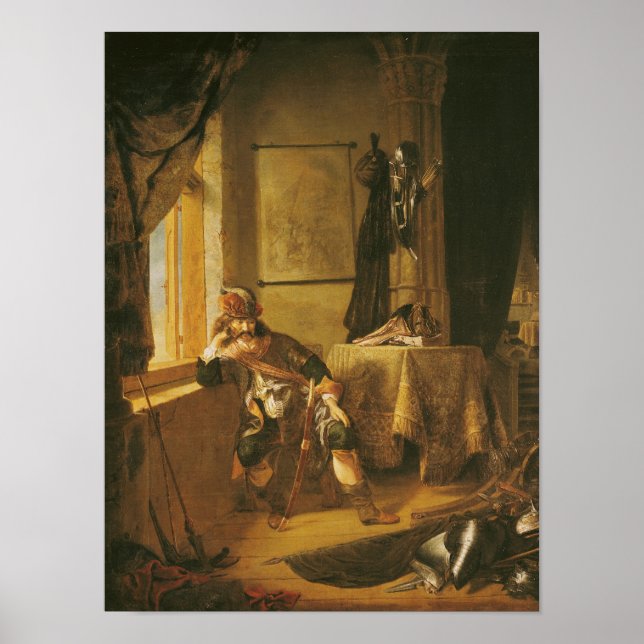 A Warrior in Thought Poster (Front)