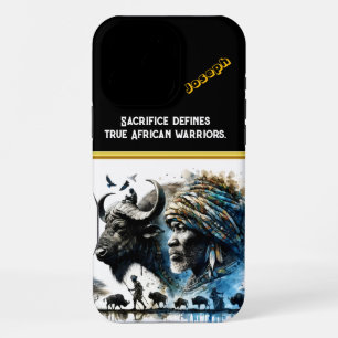A warrior stands proud among nature's guardians iPhone 16 pro max case